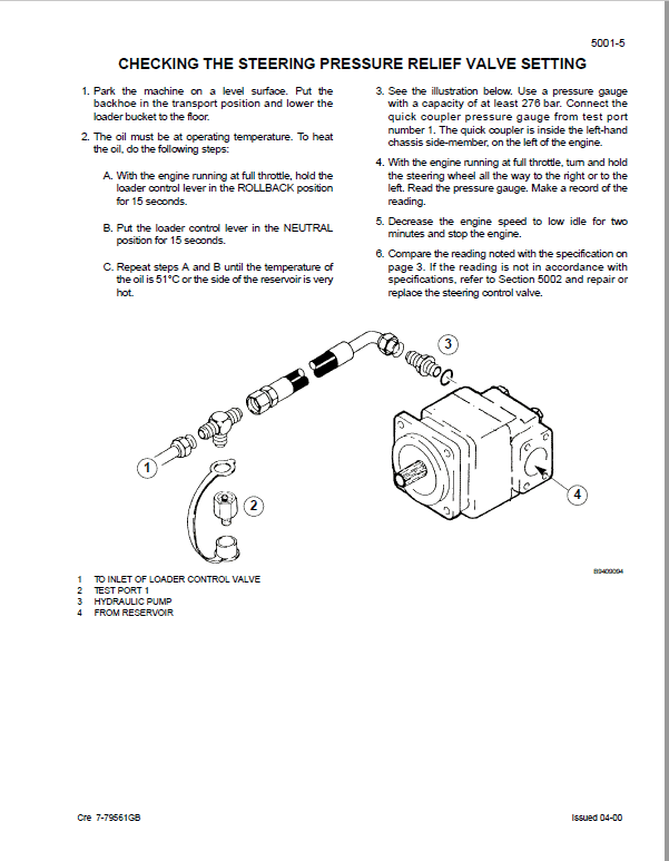 Case 580LE, 580SLE, 580LSP, 590SLE, 590LSP Loader Backhoe Service Manual Workshop Guide