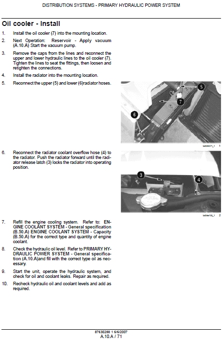 New Holland L180, L185 and L190 SkidSteer Service Manual Workshop Guide