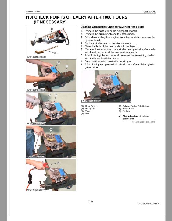 Kubota ZG327A Zero Turn Mower Workshop Repair Manual