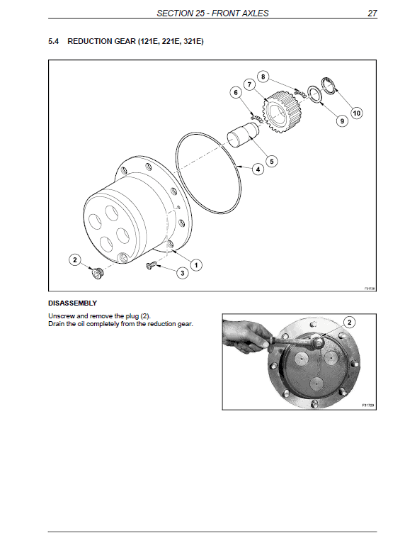 Case 21E, 121E, 221E, 321E Series 3 Wheel Loaders Service Manual Workshop Guide