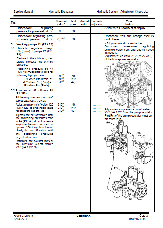 Liebherr ER954B, ER974B, ER984B Litronic Hydraulic Excavator