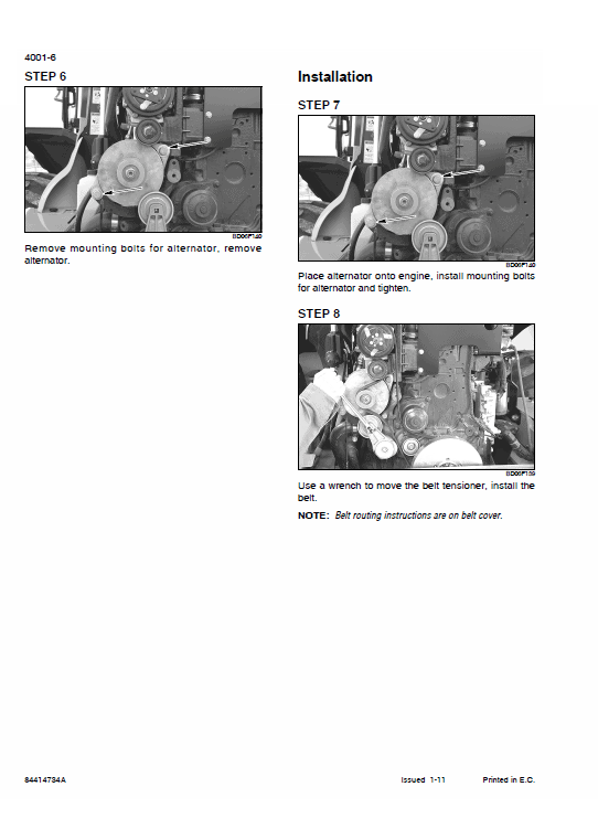 New Holland W230C Wheel Loader Service Manual Workshop Guide