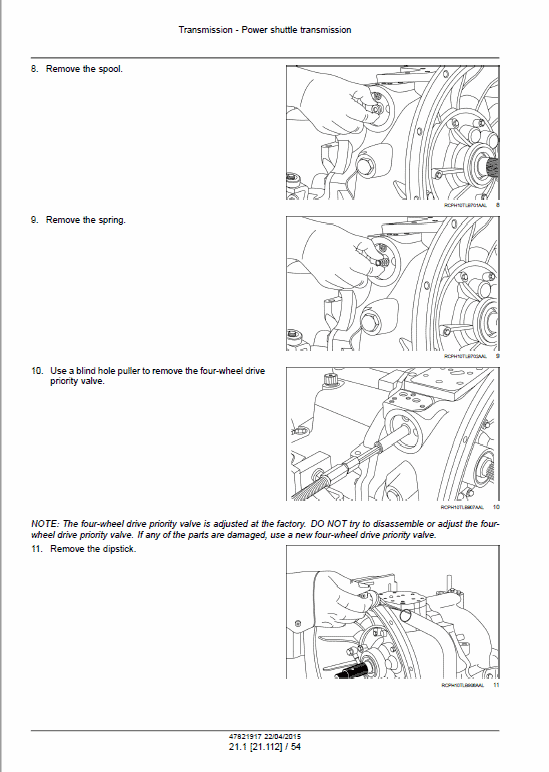 Case 570N EP Wheel Loader Service Manual Workshop Guide