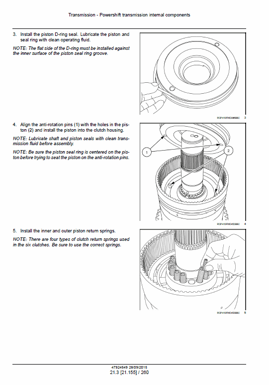New Holland T9.435, T9.480, T9.530, T9.565 Tractor Service Manual Workshop Guide