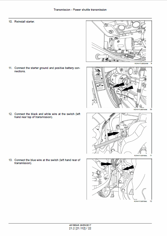 Case 851 EX Backhoe Loader Service Manual Workshop Guide