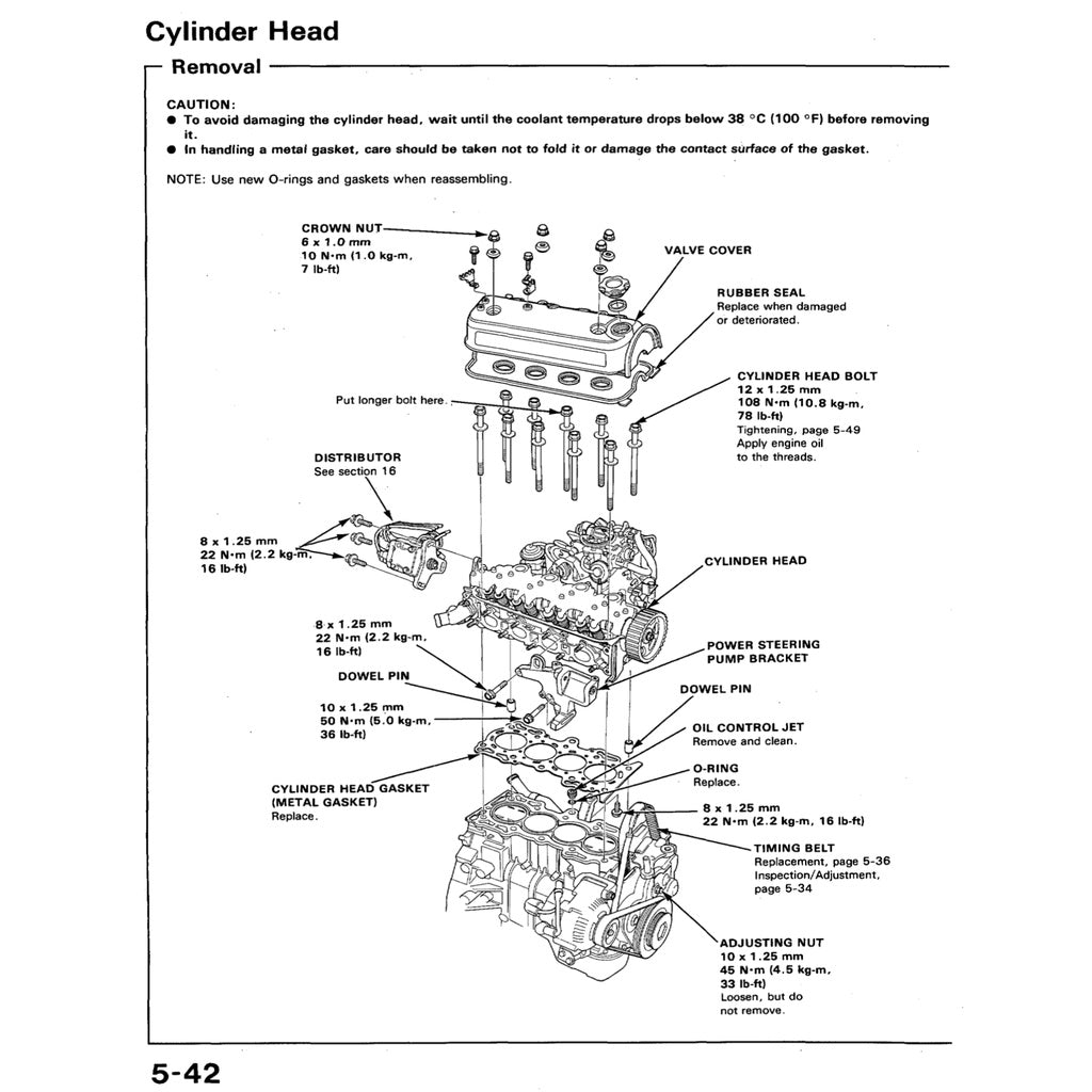 HONDA ACCORD 4 CB 1990-1993 Full Manual Set – Repair & Maintenance Manual