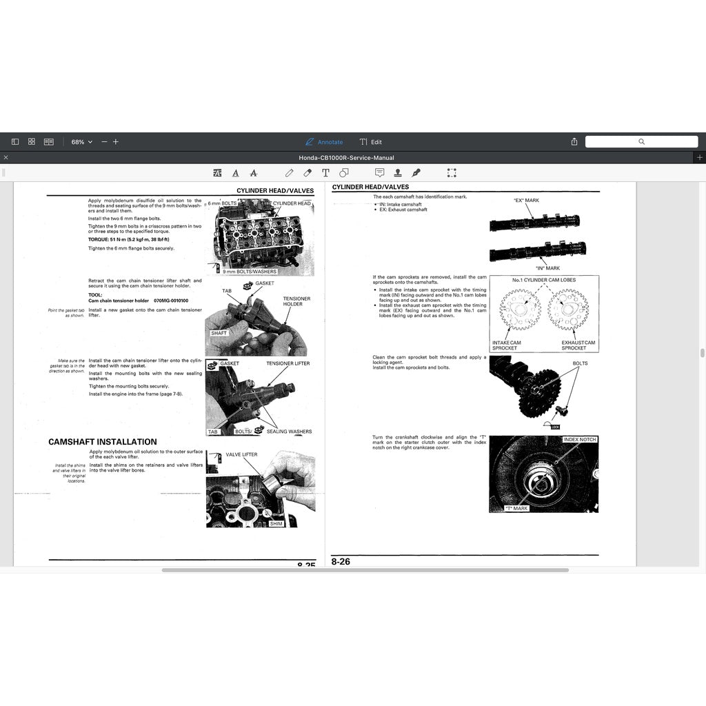 HONDA CB1000R SC60 2009-2017 Full Manual Set – Repair & Maintenance Manual and User Handbook / CB 1000 R