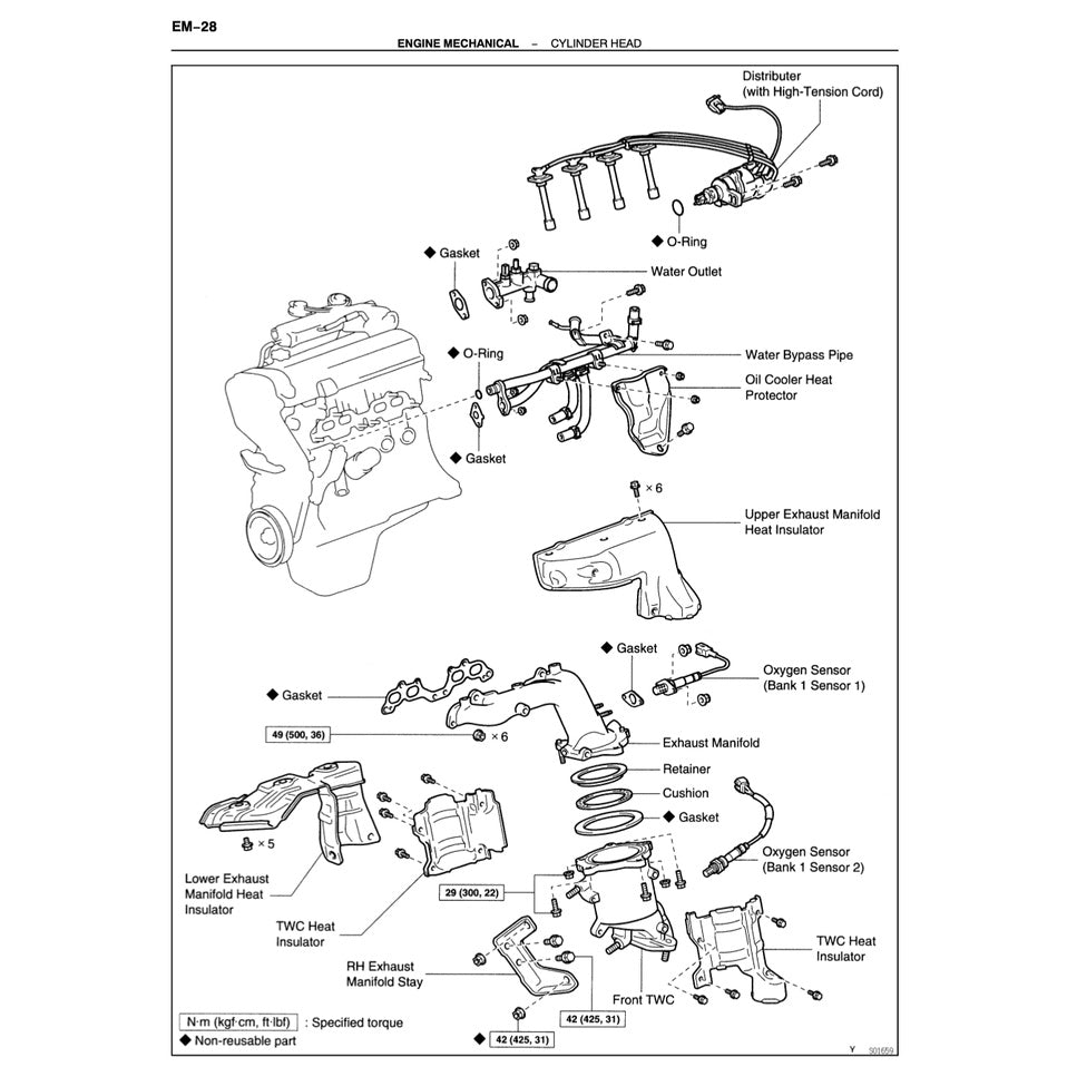 TOYOTA RAV4 XA10 1996-2000 Full Manual Set – Repair & Maintenance Manual