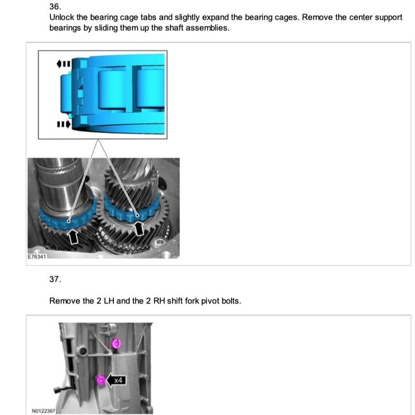 FORD MUSTANG S550 2015-2021 Full Manual Set – Repair & Maintenance Manual