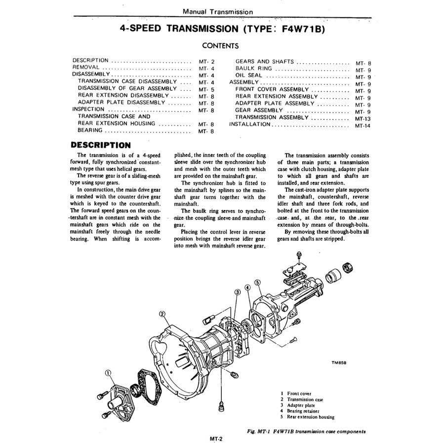 DATSUN PICKUP 620 1972-1979 Full Manual Set – Repair & Maintenance Manual