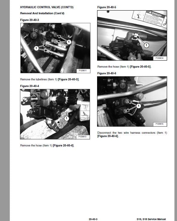 Bobcat Earthforce S16, S18 Skid-Steer Loader Service Repair Manual