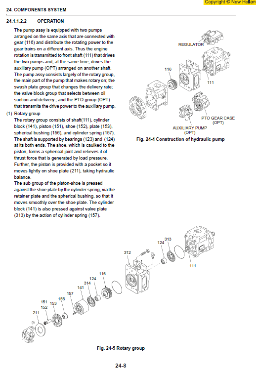 New Holland E215B Excavator Service Manual Workshop Guide