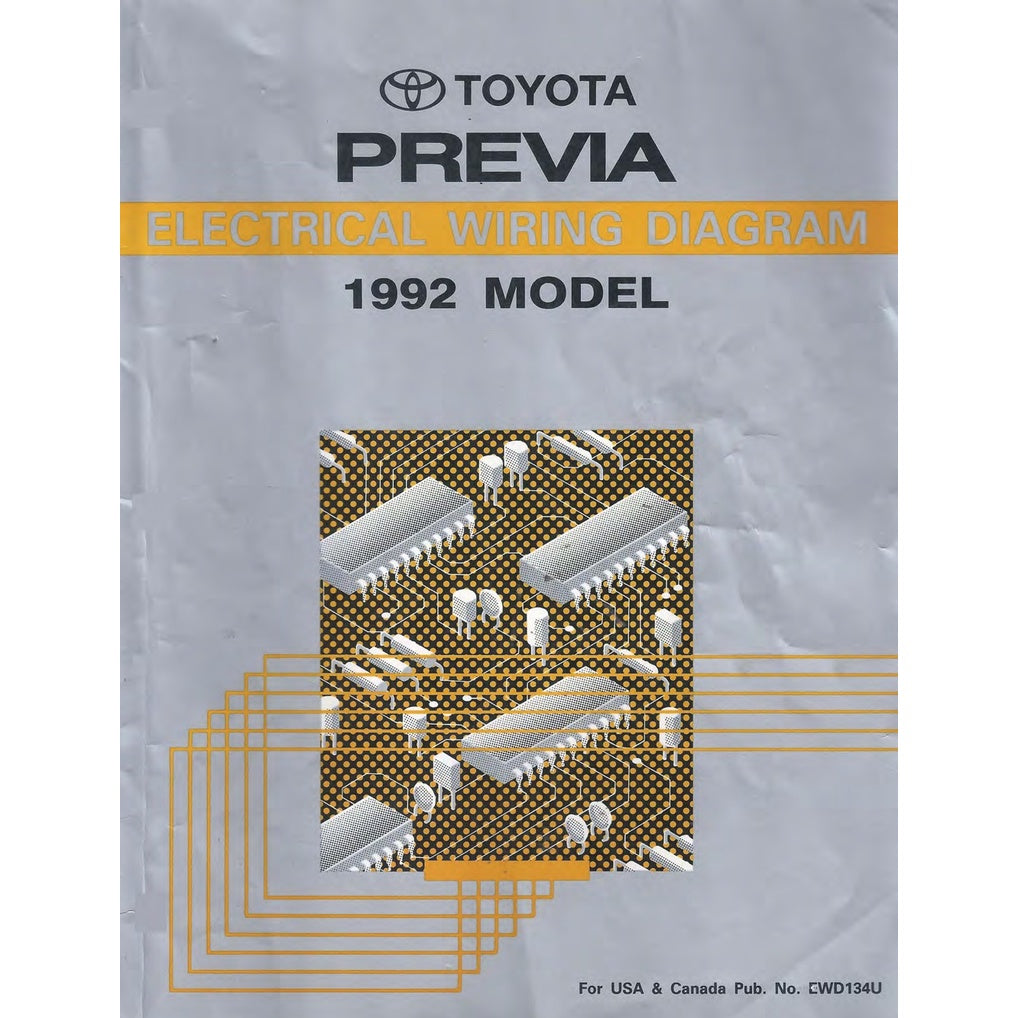 TOYOTA ESTIMA/PREVIA TCR10/20 1991-1999 Full Manual Set – Repair & Maintenance Manual