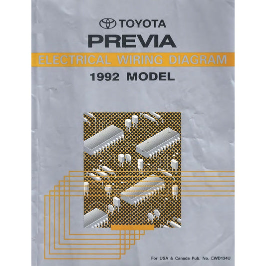 TOYOTA ESTIMA/PREVIA TCR10/20 1991-1999 Full Manual Set – Repair & Maintenance Manual