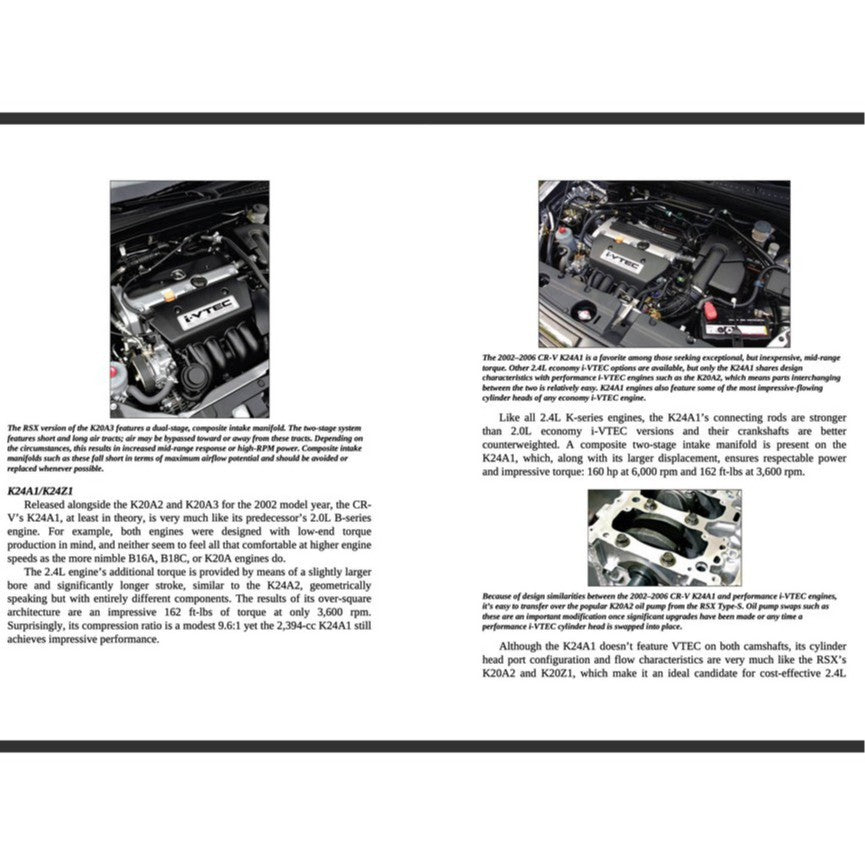 HONDA K-SERIES ENGINE SWAPS: Upgrade to More Horsepower & Advanced Technology 2014 Full Manual Set – - SA276