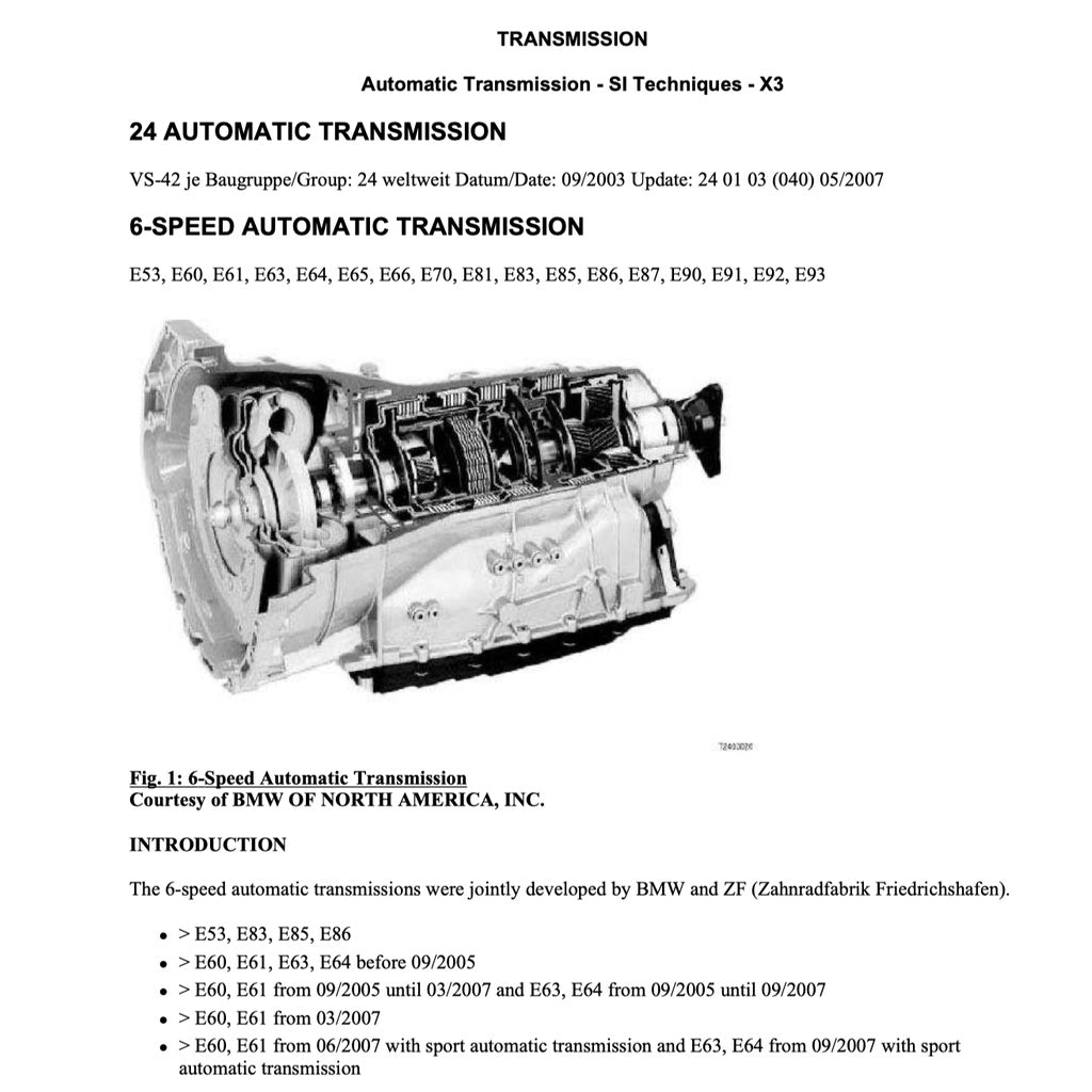 BMW X3 E83 2003-2010 Full Manual Set – Repair & Maintenance Manual