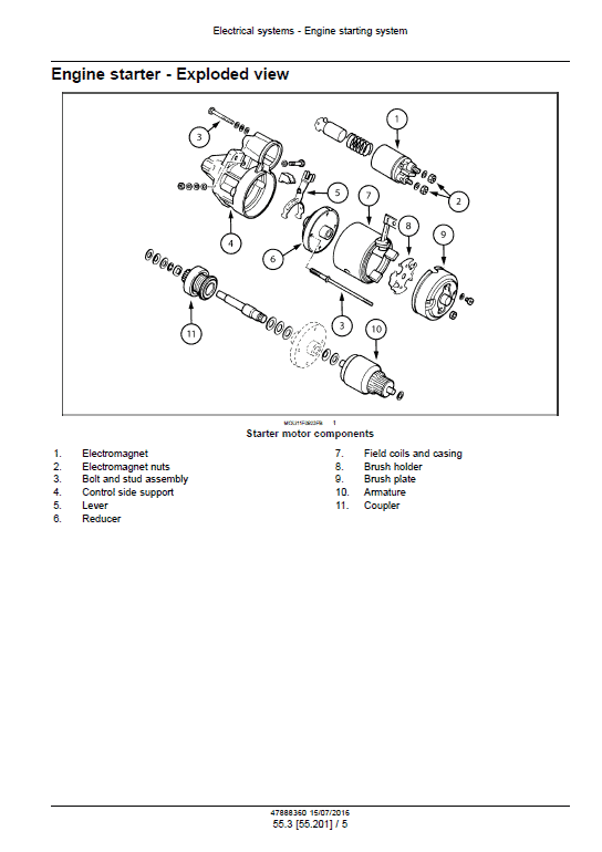 New Holland T4.75LP, T4.85LP, T4.95LP, T4.105LP Tractor Service Manual Workshop Guide