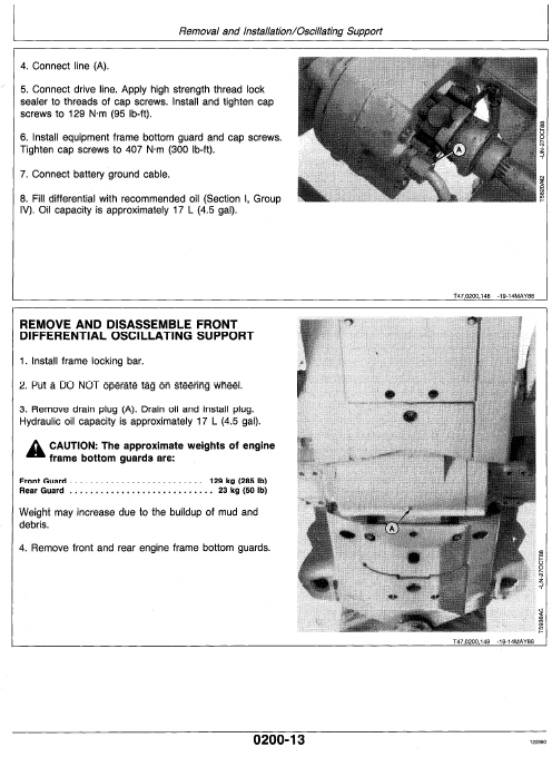 John Deere 640D, 648D Skidder Repair Technical Manual Workshop Guide