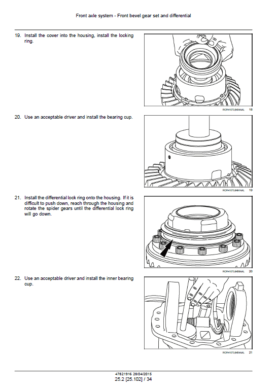 Case 586H, 588H Forklift Service Manual Workshop Guide