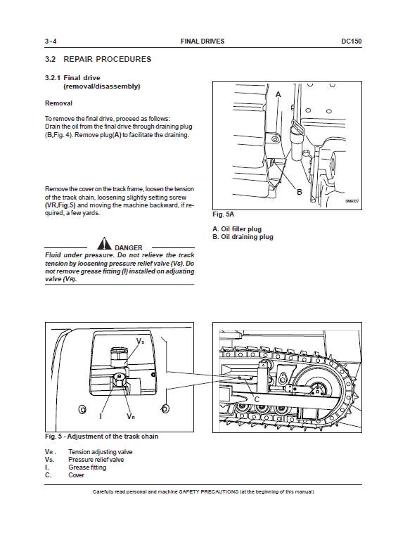 New Holland DC150 Crawler Dozer Service Manual Workshop Guide
