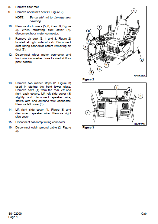 Daewoo Solar S290LL Excavator Service Manual Workshop Guide