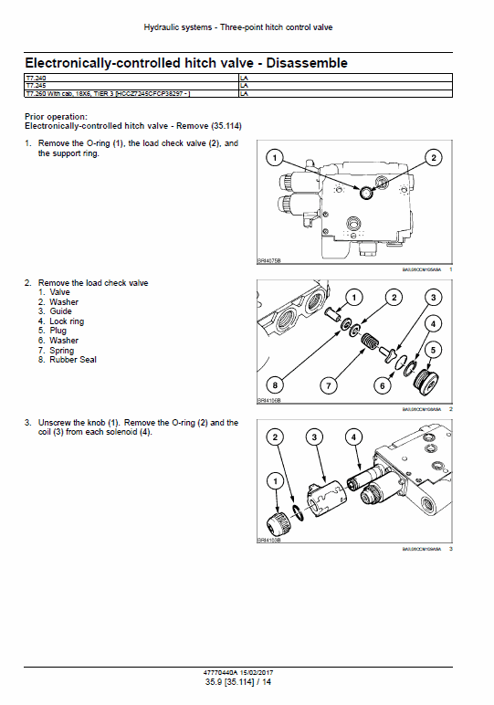 New Holland T7.230, T7.240, T7.245, T7.260, T7.270 Tractor Service Manual Workshop Guide