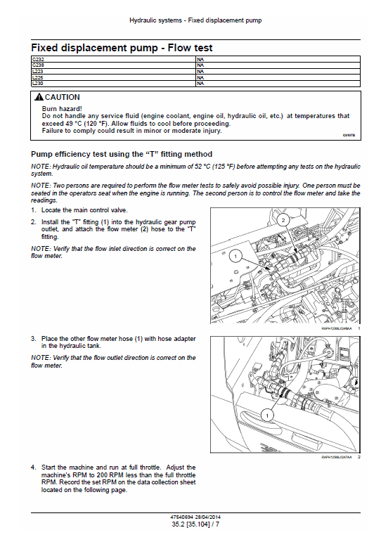 New Holland L223, L225, C232 SkidSteer Loader Service Manual Workshop Guide