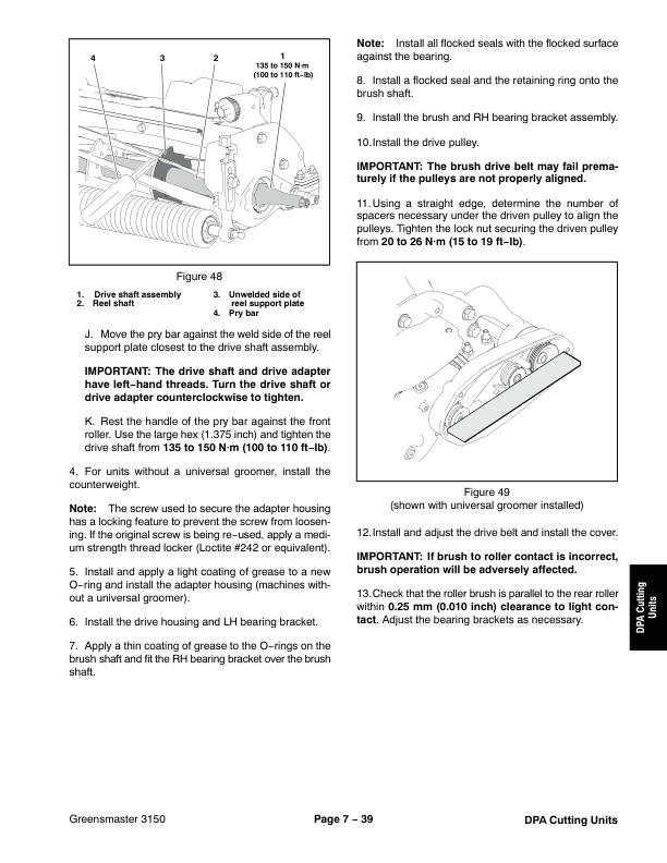 Toro Greensmaster 3150 (Model 04358) Service Repair Manual Workshop Guide