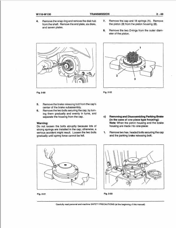 Fiatallis FW110, FW130 Wheel Loader Repair Service Manual