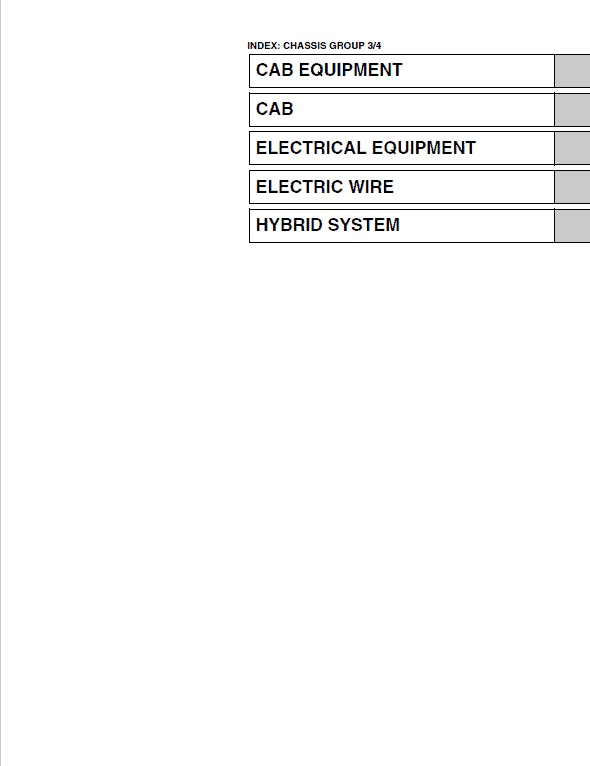 Hino Truck 2015 Conventional Service Manual Workshop Guide