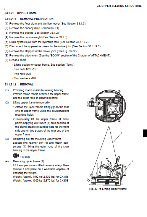 Case CX36B Excavator Service Manual Workshop Guide