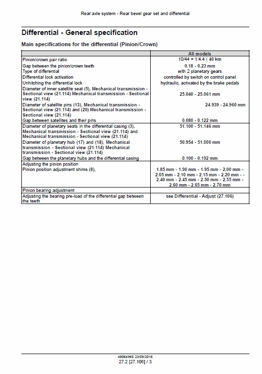 New Holland TD4040F Tractor Service Manual Workshop Guide