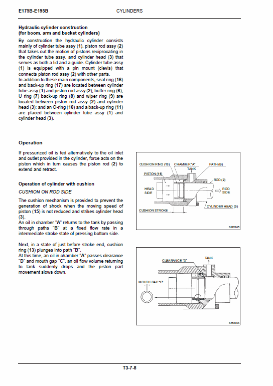 New Holland E175B, E195B ROPS Tier 3 Excavator Service Manual Workshop Guide