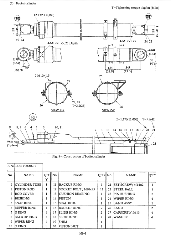 Kobelco SK290LC, SK330LC Excavator Service Manual Workshop Guide