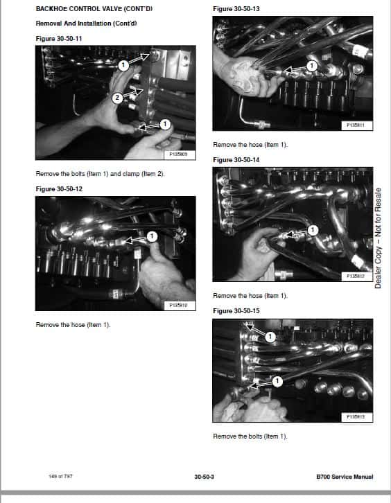 Bobcat B700 Loader Service Repair Manual
