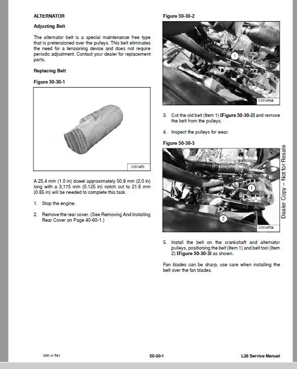 Bobcat L28 Small Articulated Loader Service Repair Manual