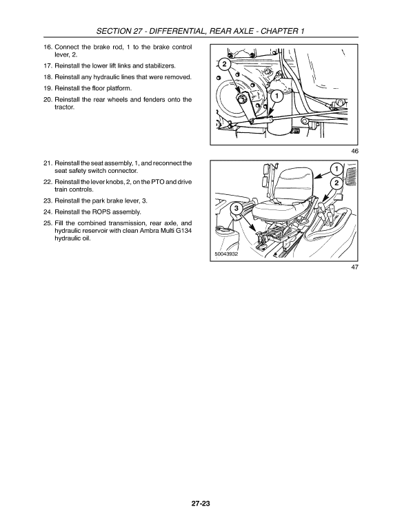 New Holland Boomer 2030 and Boomer 2035 Tractor Service Manual Workshop Guide