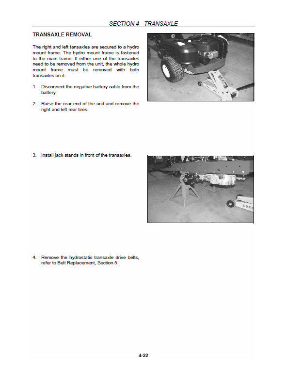 New Holland MZ14H, MZ16H, MZ18H Mower Tractor Service Manual Workshop Guide