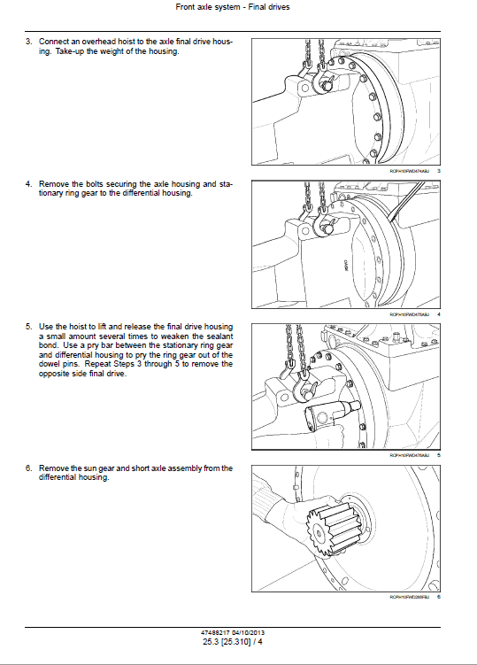 New Holland T9.560, T9.615, T9.670 Tier 4 Tractor Service Manual Workshop Guide