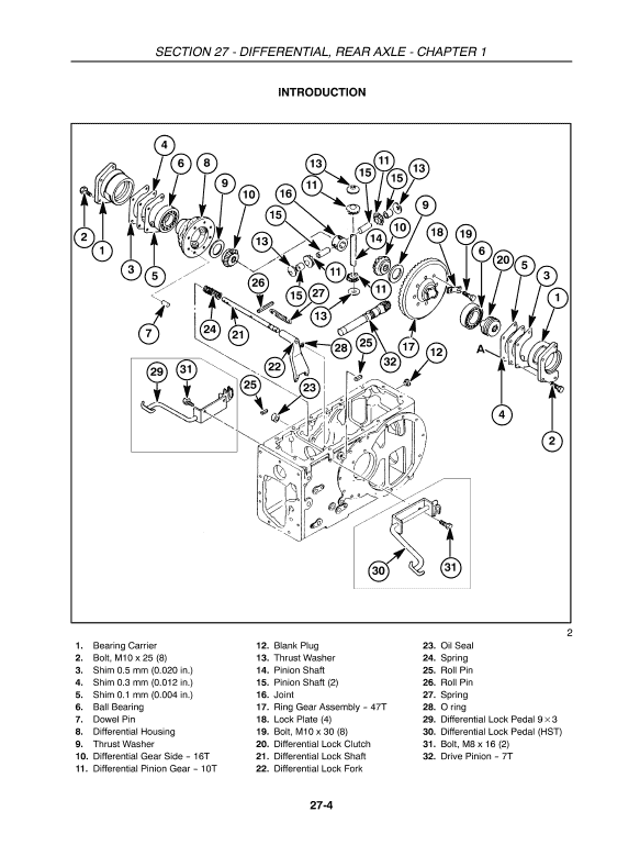 New Holland T2210, T2220 Tractor Service Manual Workshop Guide
