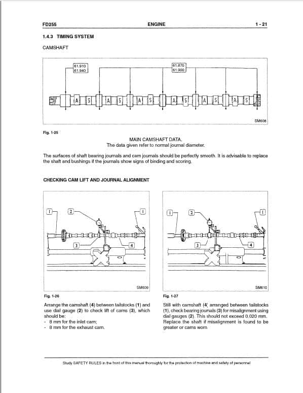 Fiatallis FD255 Crawler Dozer Repair Service Manual