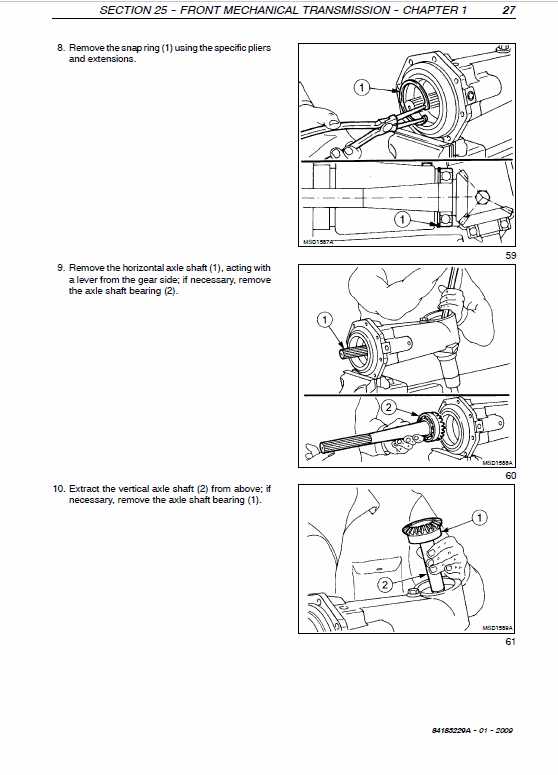 New Holland T3010, T3020, T3030, T3040 Tractors Service Manual Workshop Guide