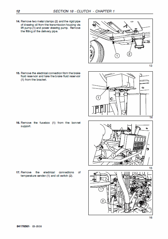 New Holland TD5010, TD5020 Tractor Service Manual Workshop Guide