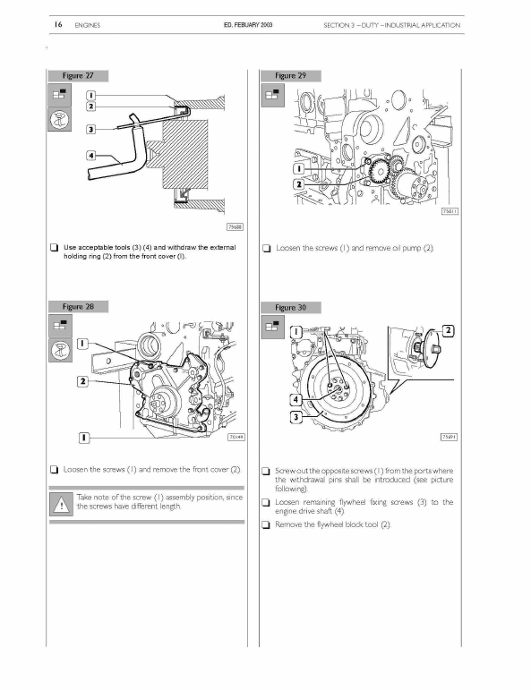 New Holland 445 M2, 445T M2, 668T M2 Engine Service Manual Workshop Guide