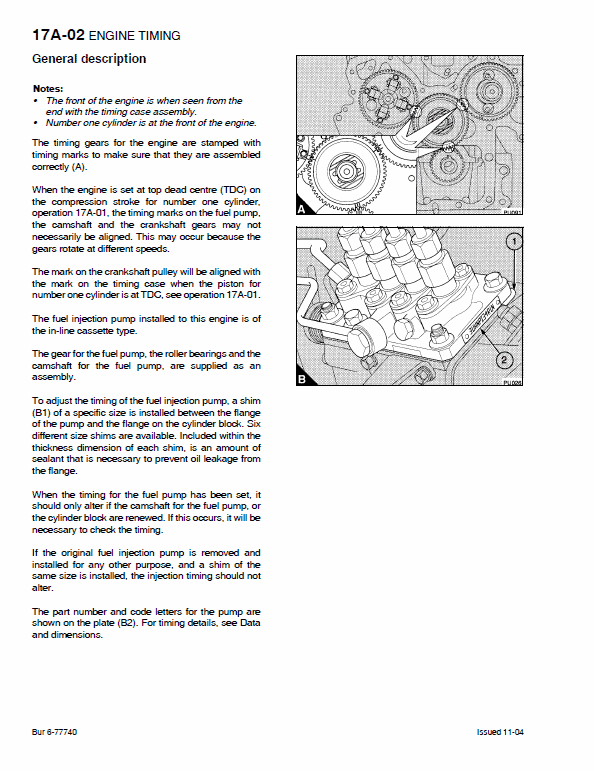 Perkins 700 Series Engine Service Manual Workshop Guide