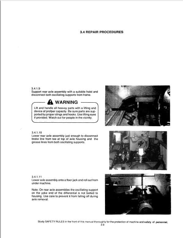 Fiatallis FR220 Wheel Loader Repair Service Manual
