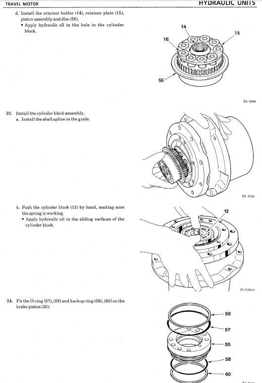 Takeuchi TB045 Compact Excavator Service Manual Workshop Guide