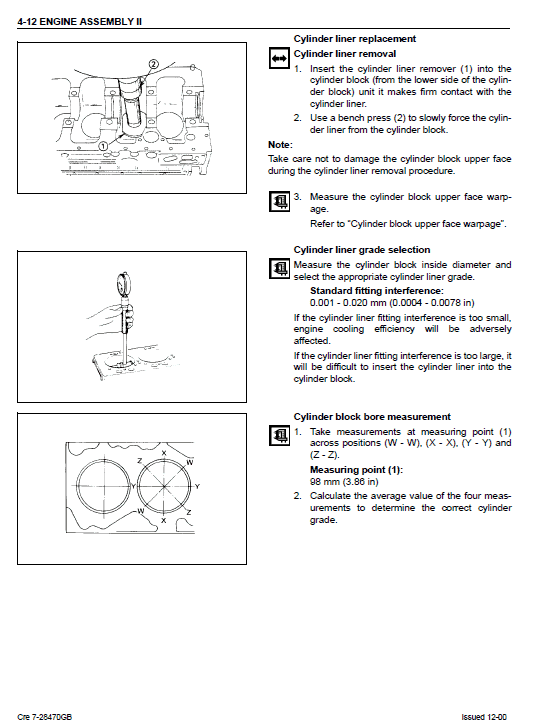 Isuzu 4JB1 Engines Service Manual Workshop Guide