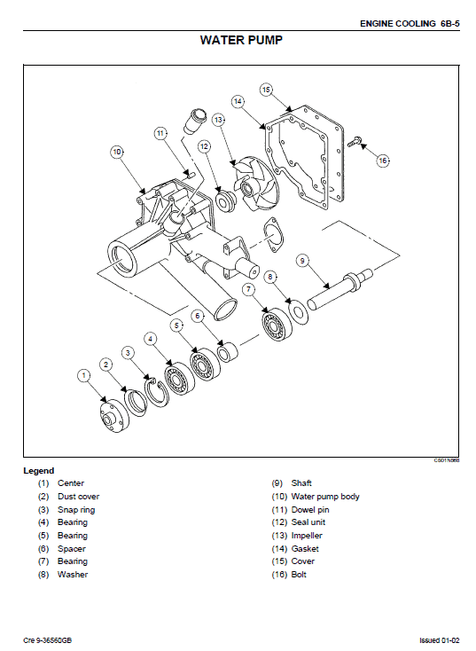 Isuzu 6HK1 Engines Service Manual Workshop Guide