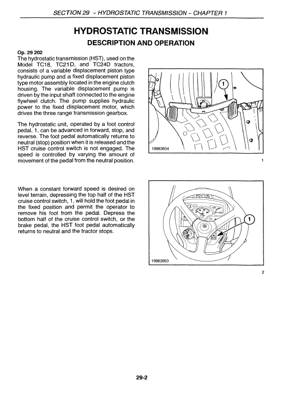 New Holland TC18, TC18D, TC21D, TD24D Tractor Service Manual Workshop Guide